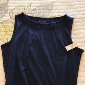NWT Talbot outlet navy tank top